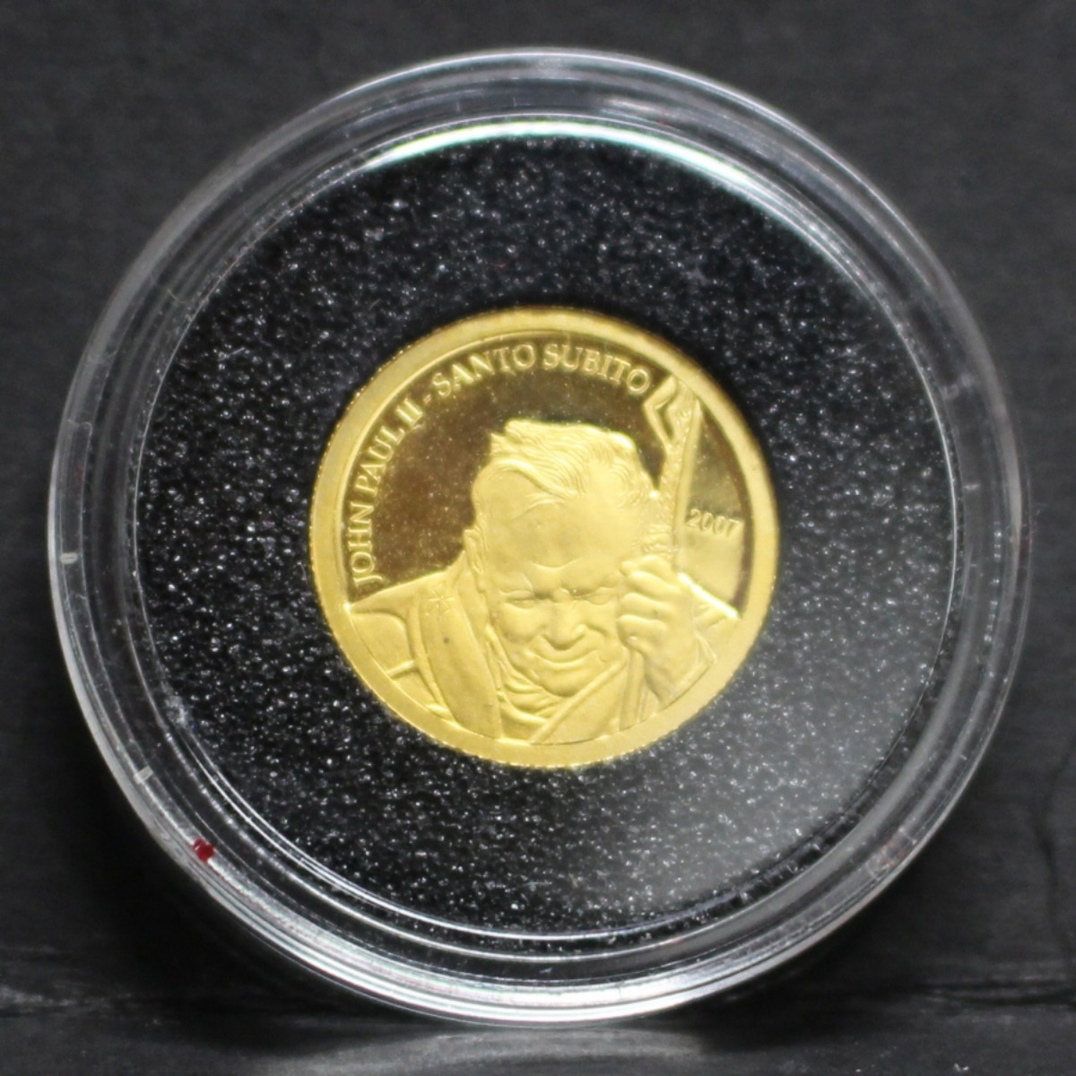 팔라우 2007년 교황 요한 바오로 2세 기념 1/25oz (1.244g) 소형 금화