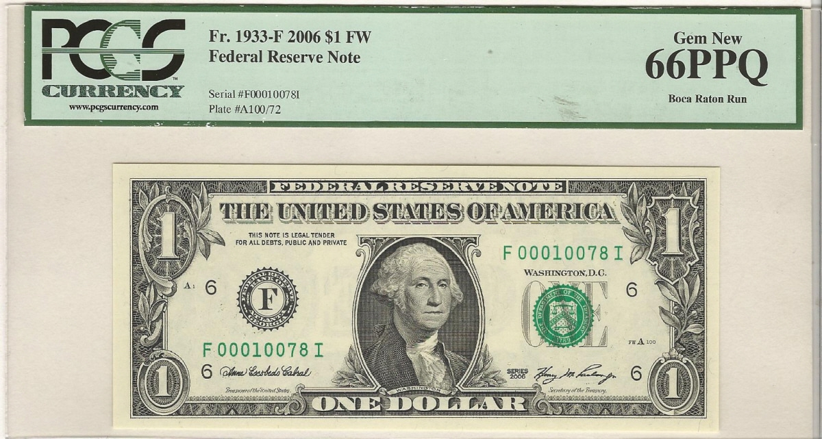 미국 2006년 1달러 (10078) PCGS 66등급