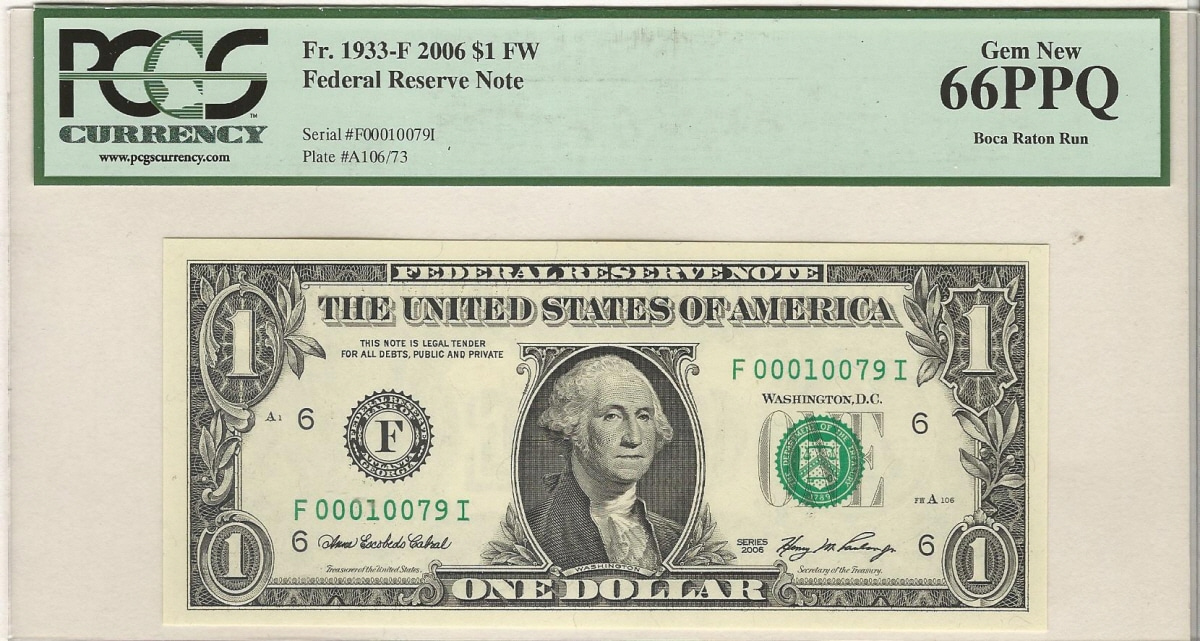 미국 2006년 1달러 (10079) PCGS 66등급
