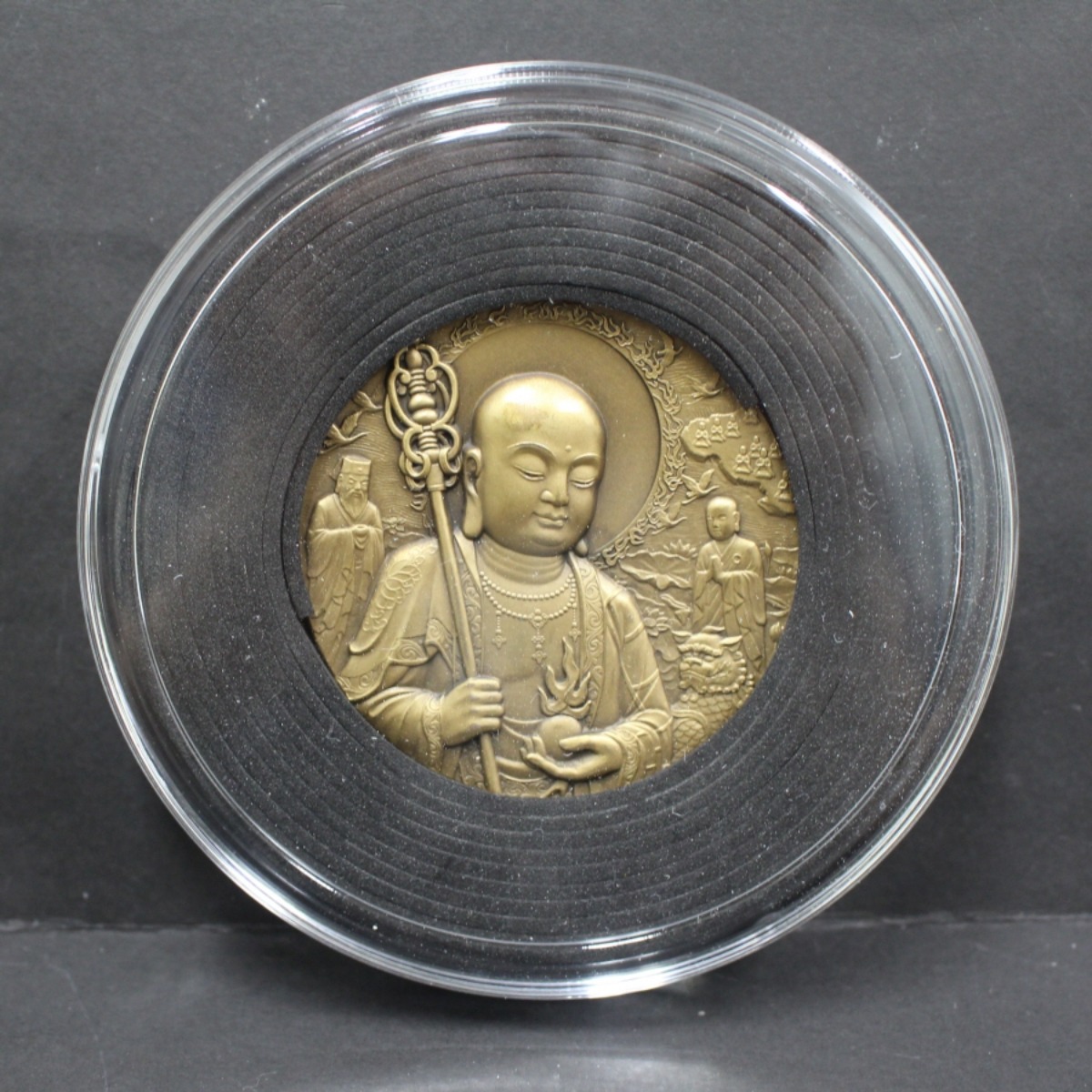 중국 불교성지 구화산 중형 (직경:58mm) 동메달