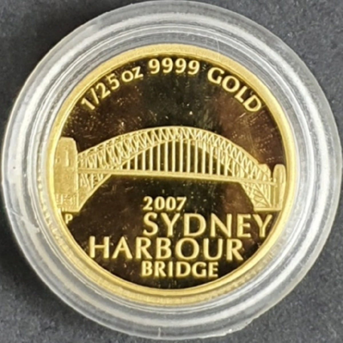호주 2007년 시드니 하버 브릿지 1/25oz (1.244g) 소형 금화