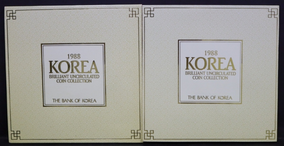 한국 1988년 현용주화 민트 세트