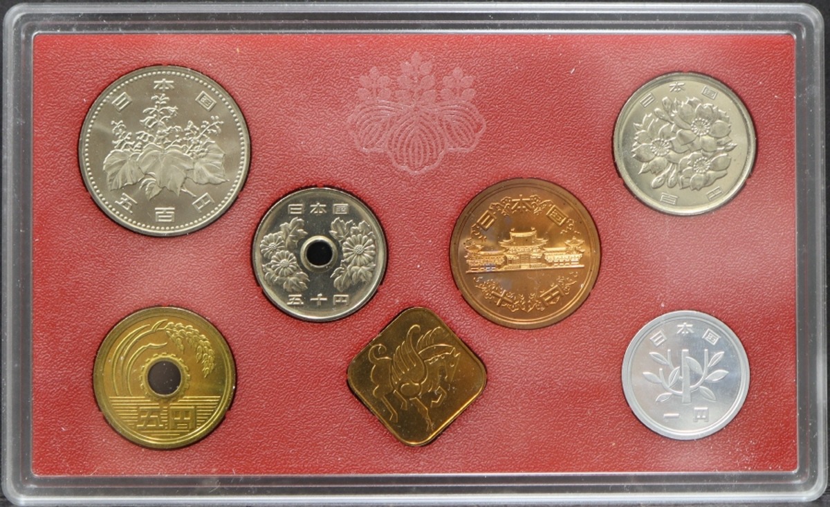 일본 1990년 (평성 2년) 일반민트 - 동메달 삽입 현행 민트
