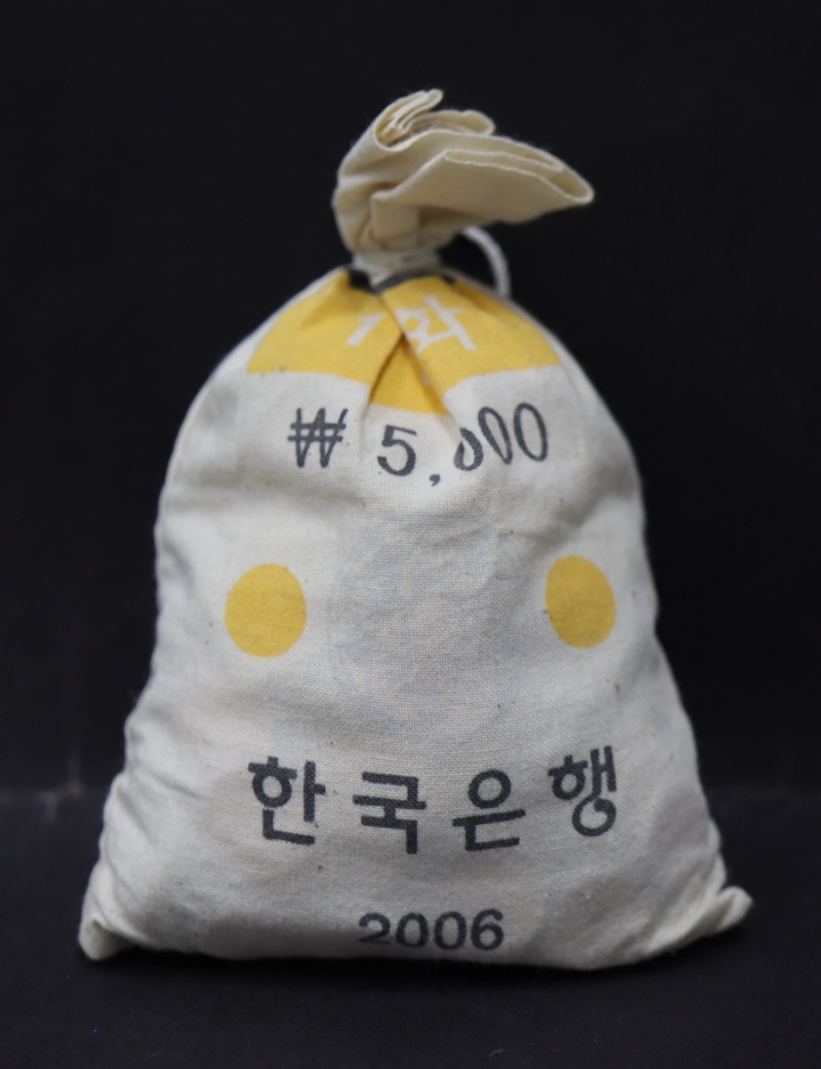 한국 2006년 10원 (십원) 500개 들이 관봉 한자루