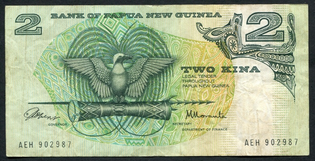 파푸아뉴기니 1981년 2키나 사용제