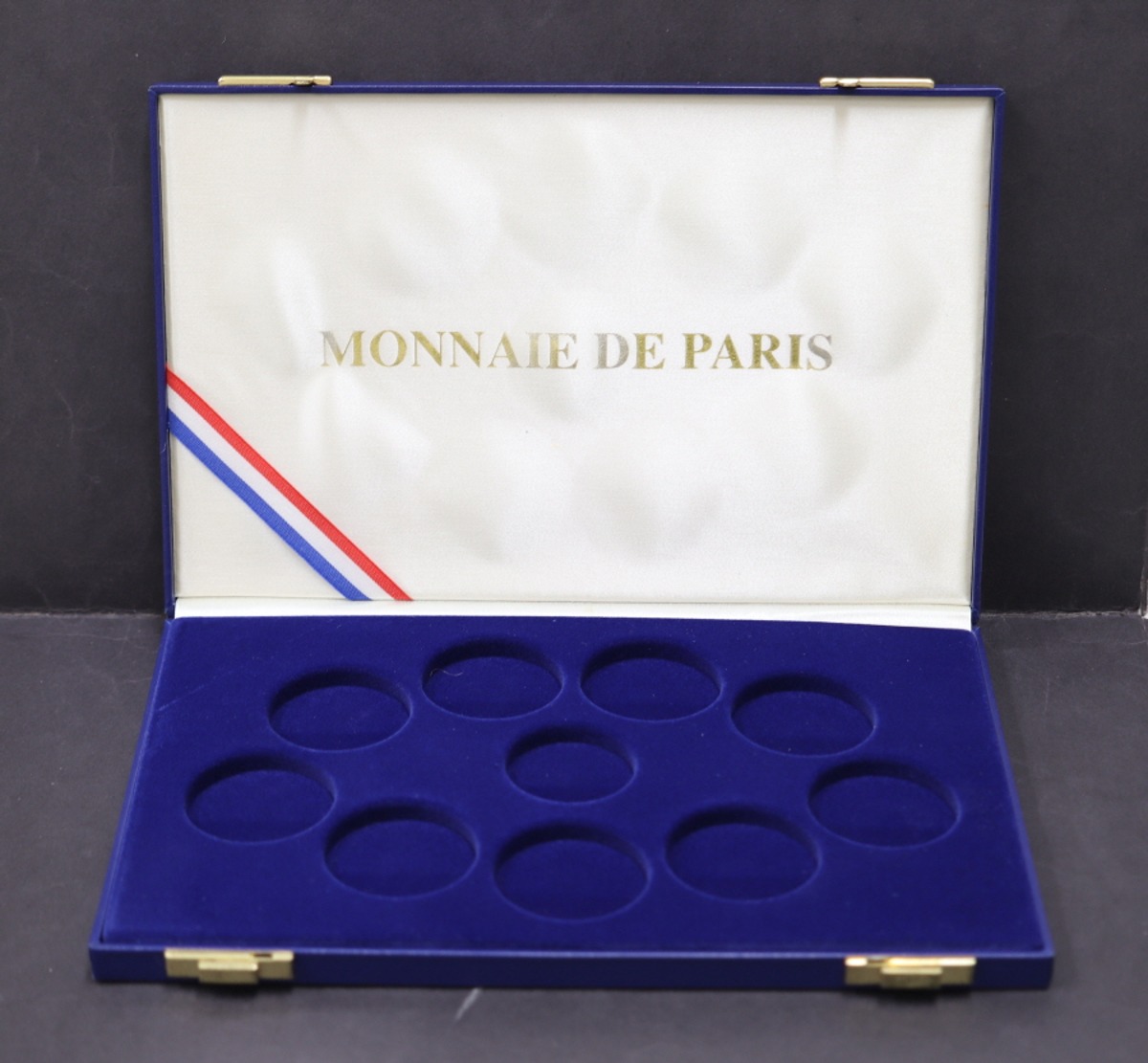 프랑스 1992년 알베르빌 동계올림픽 기념 은화 10종 세트 케이스 (은화 미포함)