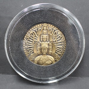 중국 불교성지 아미산 중형 (직경:58mm) 동메달