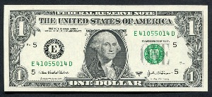 미국 2003년 1달러 레이더 (4105 5014) 미사용