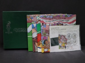 미국 1996년 아틀란타 올림픽 기념 - 영 콜렉터 (어린이 수집가 용) 민트 4종 세트
