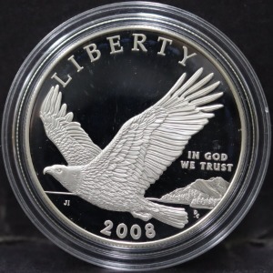 미국 2008년 이글 리버티 프루프 은메달