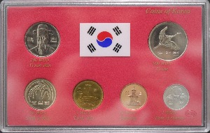 한국 2017년 한국의 주화 현용주화 민트 세트