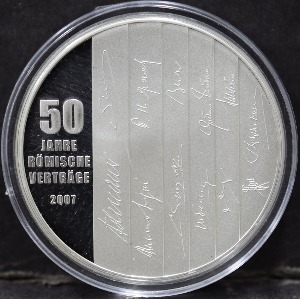독일 2007년 로마 조약 50주년 (EU 탄생 50주년) 기념 은메달