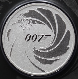 투발루 2020년 제임스본드 007 은화 오리지날 첩