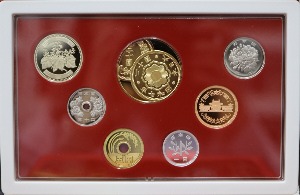 일본 2006년 20엔 금화 발행 기념 은메달 삽입 현행 프루프 민트