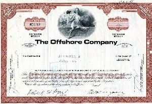 미국 1968년 Offshore Company 채권