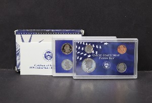미국 1999년 현행 주화 및 주성립 기념 쿼터 (25센트) 프루프 9종 민트 세트