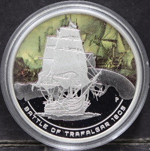 쿡섬 2010년 트라팔가 해전 전투 기념 은화