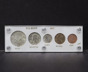 미국 1948년 현행 주화 - 스페셜 민트 세트 (프랭클린 하프달러 은화 외 총 3종 포함)