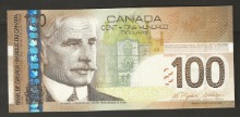 캐나다 2004년 100달러 미사용