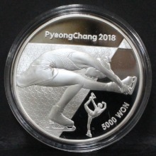 한국 2018년 평창 동계올림픽대회 기념주화 2차 - 피겨스케이팅 은화
