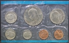 미국 1973년 현행 7종 민트 (아이젠하워 1달러 포함)