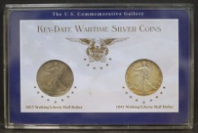 미국 1917년 1941년 워킹리버티 하프 달러 은화 2종 세트