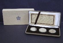 한국 1983년 24회 올림픽 유치 기념 주화(2차) 무광프루프 3종 세트