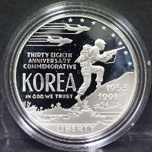 미국 1991년 한국 전쟁 참전 기념 은화
