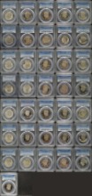 미국 케네디 하프달러 (half dollar) 프루프 (1976년~2011년) 36개 풀 세트 PCGS 69등급