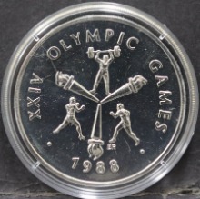 사모아 1988년 서울 올림픽 개최 기념 발행 은화