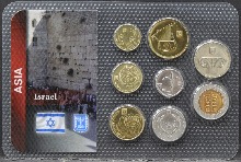 이스라엘 1985년~2010년 현행 민트 8종 세트