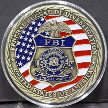미국 FBI 연방수사국 엔틱 동메달