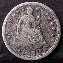미국 1854년 하프 다임 (현, 5센트) 은화
