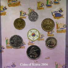 한국 2006년 현용주화 민트 세트 - 해외증정용