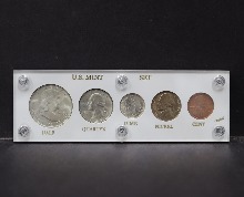 미국 1948년 현행 주화 - 스페셜 민트 세트 (프랭클린 하프달러 은화 외 총 3종 포함)