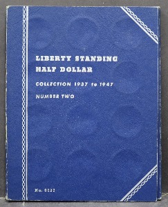 미국 1937~1947년 스탠딩 하프달러 - 주화 앨범 [중고]
